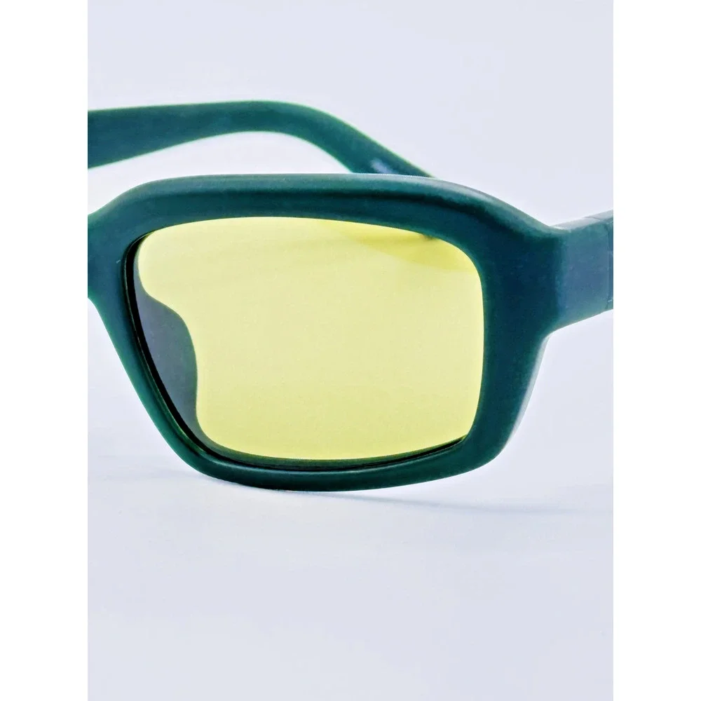 Jacquemus Sunglasses MARINO JAC64 C2 Matte Green Frame Green Lens 55-20-135 New